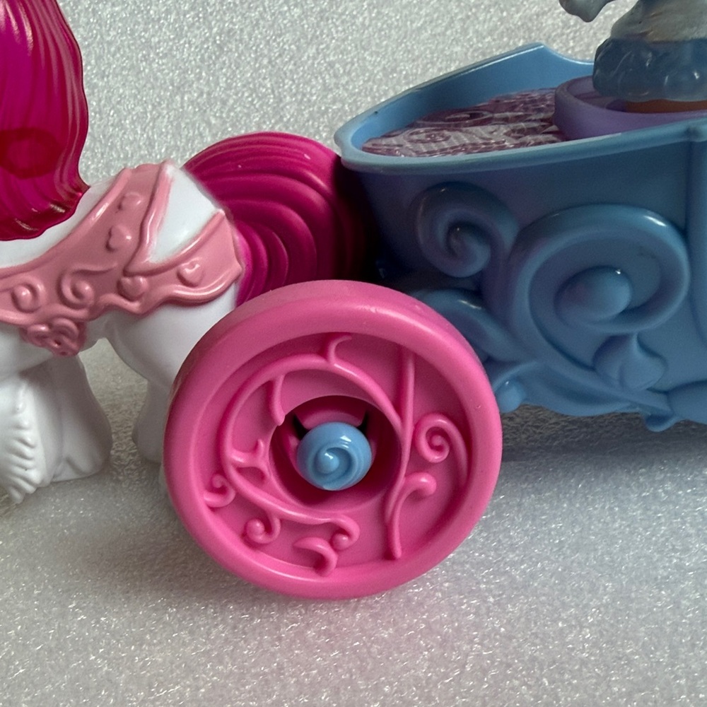Little People Cinderella Princess Carriage Playset with Lights and Music Works - Picture 6 of 14